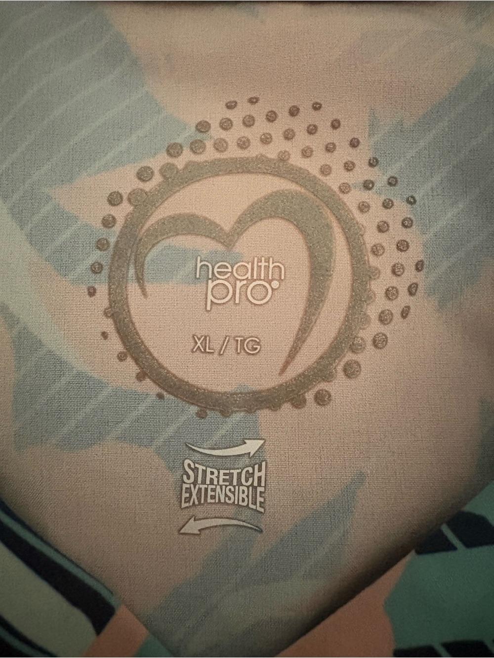HealthPro Pattern Scrub Top - Picture 4 of 4